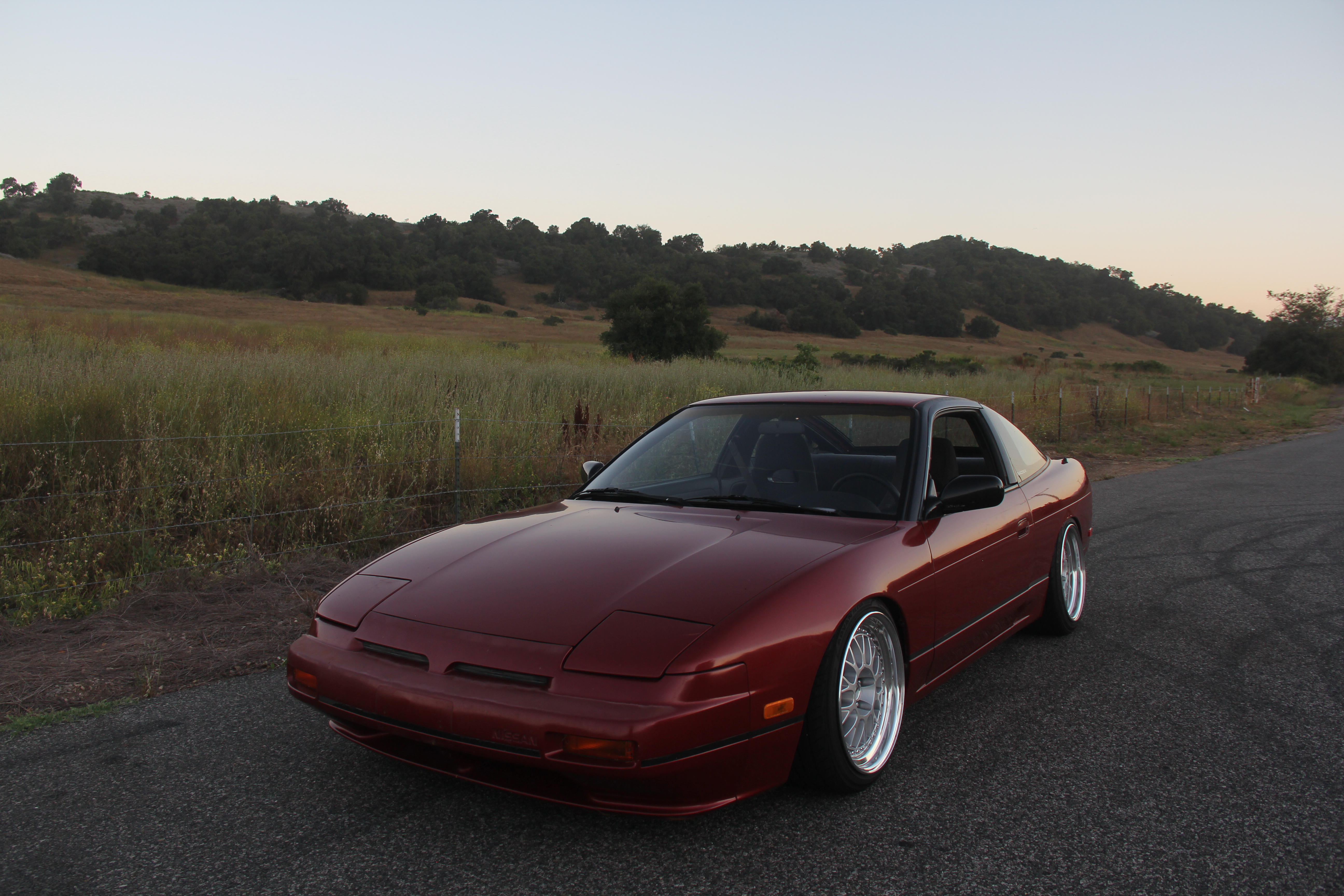 A photo of Ethan's old Nissan that he thinks is cool.